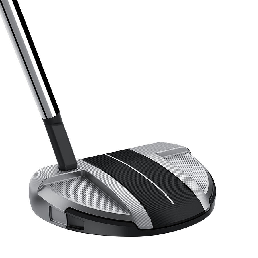 TaylorMade - dekki Spider GT Rollback Silver/Black Short Slant
