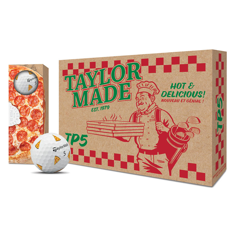 新品！テーラーメイド　TP5 pix Pizza Party TP5/TP5x pix Pizza Party Golf Balls
