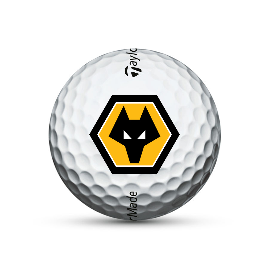 Wolverhampton Wanderers FC TP5 Licensed Football Club Golf Balls